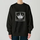 【公式】JELLY WONDERLAND【ショップ】のロゴ【ホワイト】 Heavyweight Crew Neck Sweatshirt