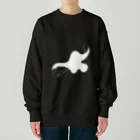 P≠Mの【曲線シリーズ_03】Hi, OYSTER_黒 Heavyweight Crew Neck Sweatshirt