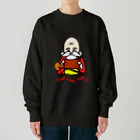 日々好日屋2号店の福禄寿様、巻物を読む Heavyweight Crew Neck Sweatshirt