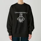 USAMANのマッチョウサギ Heavyweight Crew Neck Sweatshirt