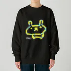 オモシロオカシクのうさろけモザイク3 Heavyweight Crew Neck Sweatshirt