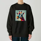 D4C Napoléonのカラフルキリン Heavyweight Crew Neck Sweatshirt