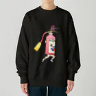 dougaseiseitokoroの足の生えた消火器 Heavyweight Crew Neck Sweatshirt