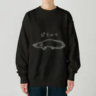 okayuのピラルク(黒) Arapaima_Black Heavyweight Crew Neck Sweatshirt