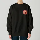 ハナドリカ SUZURI店の花の形の板チョコ(苺) Heavyweight Crew Neck Sweatshirt