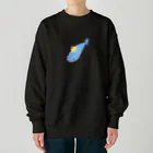 satoayaのアニマルカフェのシ―フードアニマル　クリームソーダジンベイ Heavyweight Crew Neck Sweatshirt