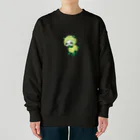 satoayaのアニマルカフェのフルーツアニマル　メロンパンダ Heavyweight Crew Neck Sweatshirt