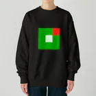 3×3 のドット絵のライン - 3×3 のドット絵 Heavyweight Crew Neck Sweatshirt