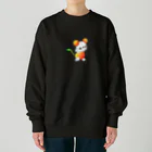 satoayaのアニマルカフェのフルーツアニマル　サクランボネズミ Heavyweight Crew Neck Sweatshirt