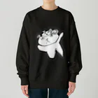 あなたのパンダのパンダのお面をつけたパンダ Heavyweight Crew Neck Sweatshirt