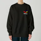 リジット・モータースポーツのTETRX透過ロゴ紺 Heavyweight Crew Neck Sweatshirt