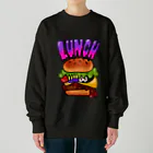 あやしいおばさん くろまめさんのランチ（ポテトのセット） Heavyweight Crew Neck Sweatshirt