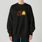 はしもとみやこのクレパスで描いたカヌレ Heavyweight Crew Neck Sweatshirt