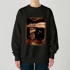 沈黙交易のキノコ王子の転生 Heavyweight Crew Neck Sweatshirt