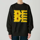 LalaHangeulのハニカム構造(BEE） Heavyweight Crew Neck Sweatshirt