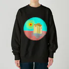 LalaHangeulの柱状節理 Heavyweight Crew Neck Sweatshirt