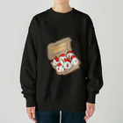 なたね。のニワトリたまご6羽パック(淡色向け) Heavyweight Crew Neck Sweatshirt