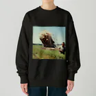 くるぷりの巨大頭部爆発 Heavyweight Crew Neck Sweatshirt