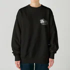 blvd1970のBLVD Logo WHITE Heavyweight Crew Neck Sweatshirt