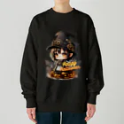 Design_Factory-Lのスチームパンク Girlハロウィンスタイル Heavyweight Crew Neck Sweatshirt