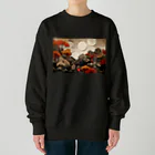 まみおデザインのautumn Heavyweight Crew Neck Sweatshirt