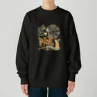 ecoartiqueの非常に非常にグラフィックtシャツのような頭蓋骨のコーヒー Heavyweight Crew Neck Sweatshirt