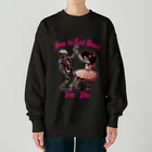 islandmoon13のラストダンスは私に　サイコビリー編 Heavyweight Crew Neck Sweatshirt