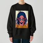 zaisuのクール系女子 Heavyweight Crew Neck Sweatshirt