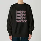 アルカナマイル SUZURI店 (高橋マイル)元ネコマイル店の3 knights,1 warrior(English ver.) Heavyweight Crew Neck Sweatshirt
