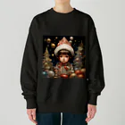 kobura05の星降る夜のクリスマスイノセンス Heavyweight Crew Neck Sweatshirt