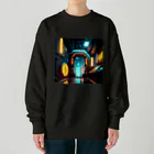 のんびりアート工房のサイバーパンク Heavyweight Crew Neck Sweatshirt