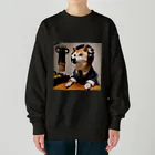 0416artの柴犬ラジオ Heavyweight Crew Neck Sweatshirt