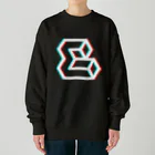 ミニマルコのお店のGlitch Sigma（グリッジ・シグマ） Heavyweight Crew Neck Sweatshirt