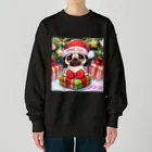 furebuhi　clubのXmas PUG Heavyweight Crew Neck Sweatshirt