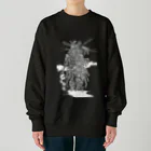  DendoRocK KakaLIAのGENZロボ 白線 Heavyweight Crew Neck Sweatshirt