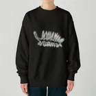 はんこや　のののハルキゲニア【白】 Heavyweight Crew Neck Sweatshirt