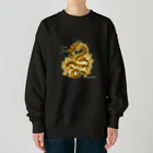 Dragon_4_ALLの龍神・龍（濃色：ウエア）：金龍１「Dragon 4 ALL」 Heavyweight Crew Neck Sweatshirt