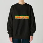 てくのちゃんのHARDCOREピンクのクマちゃん Heavyweight Crew Neck Sweatshirt