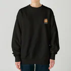 にゃんこ最強道の茶太郎ワンポイント Heavyweight Crew Neck Sweatshirt