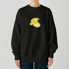 satoayaのアニマルカフェのキャンディードラゴン　黄 Heavyweight Crew Neck Sweatshirt