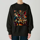 UNchan(あんちゃん)    ★unlimited★の悪魔とランデブー Heavyweight Crew Neck Sweatshirt