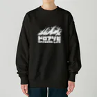 QUQU_WORKSのドロアソビ オフロードライフ ホワイト Heavyweight Crew Neck Sweatshirt