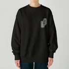 QUQU_WORKSの天上天下唯我独尊 ブッダ 仏陀 釈迦 ホワイト Heavyweight Crew Neck Sweatshirt