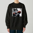 choropperのボクサーハスキー Heavyweight Crew Neck Sweatshirt