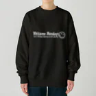 square屋のWelcomeMonday(白) Heavyweight Crew Neck Sweatshirt