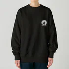 Samurai HeartsのBlack Pochi Heavyweight Crew Neck Sweatshirt