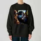 teru4312のカラス Heavyweight Crew Neck Sweatshirt