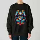 猫武者(NekoMusya)の猫武者 参上！ Heavyweight Crew Neck Sweatshirt