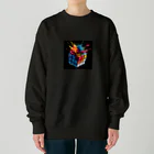 Ksdesignのカラーバースト・キュービカル Heavyweight Crew Neck Sweatshirt