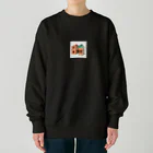 Buildingsの廃墟 1 Heavyweight Crew Neck Sweatshirt